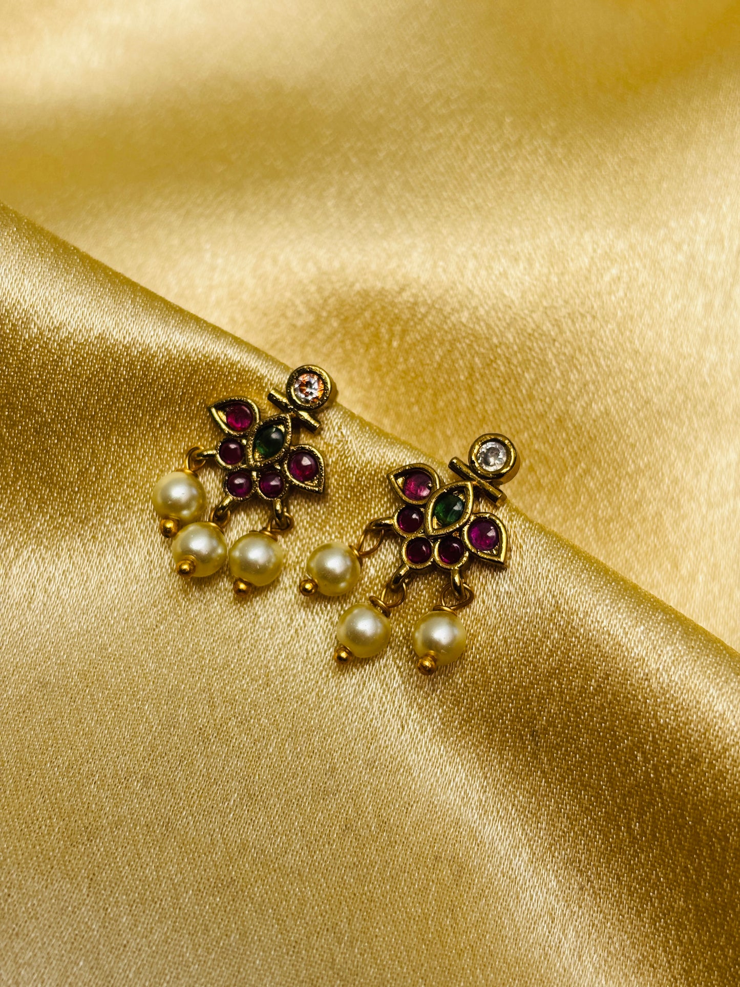 Navratan Bugadi Earrings