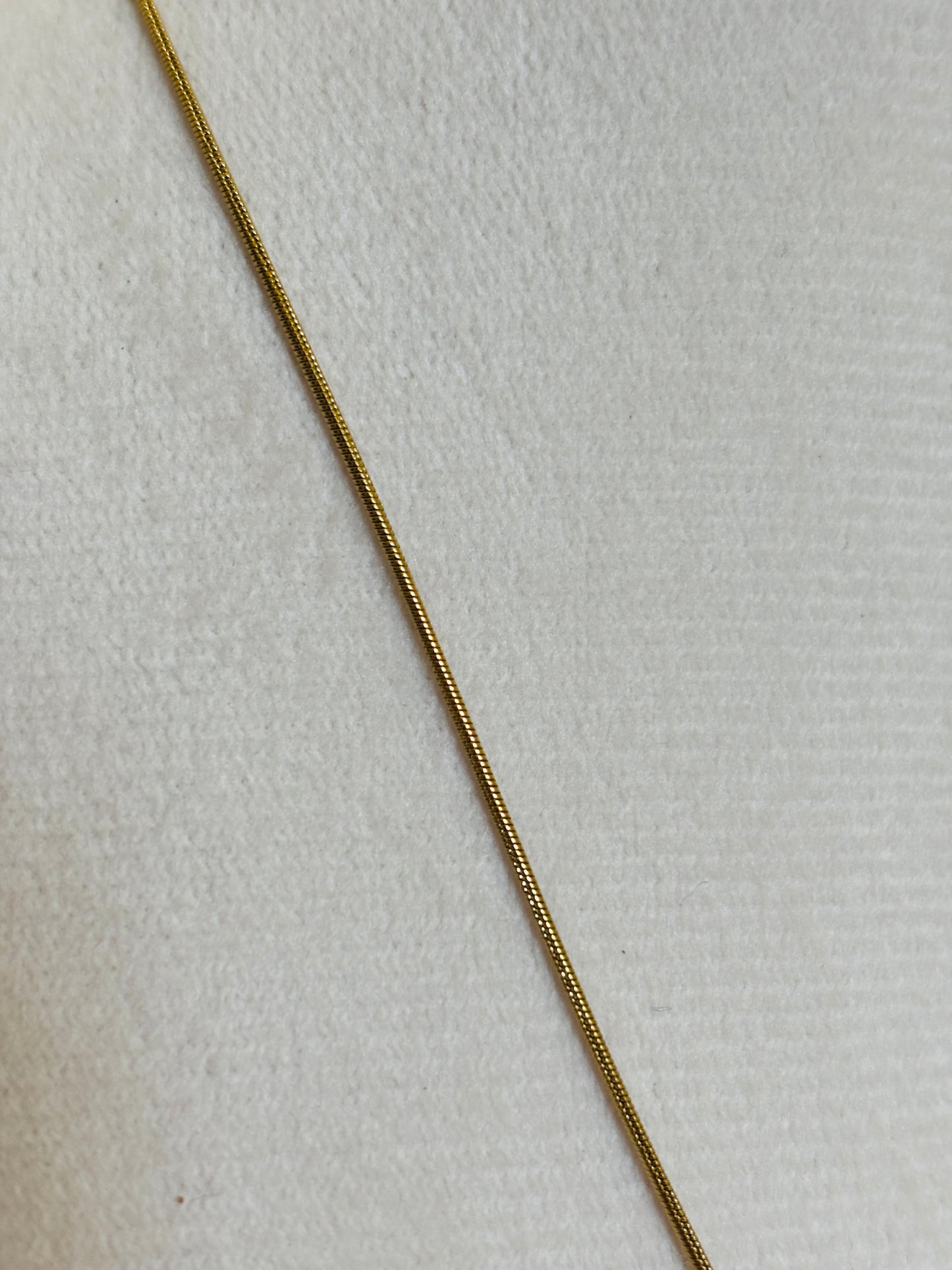 Crystal Heart Milgrain Gold Necklace