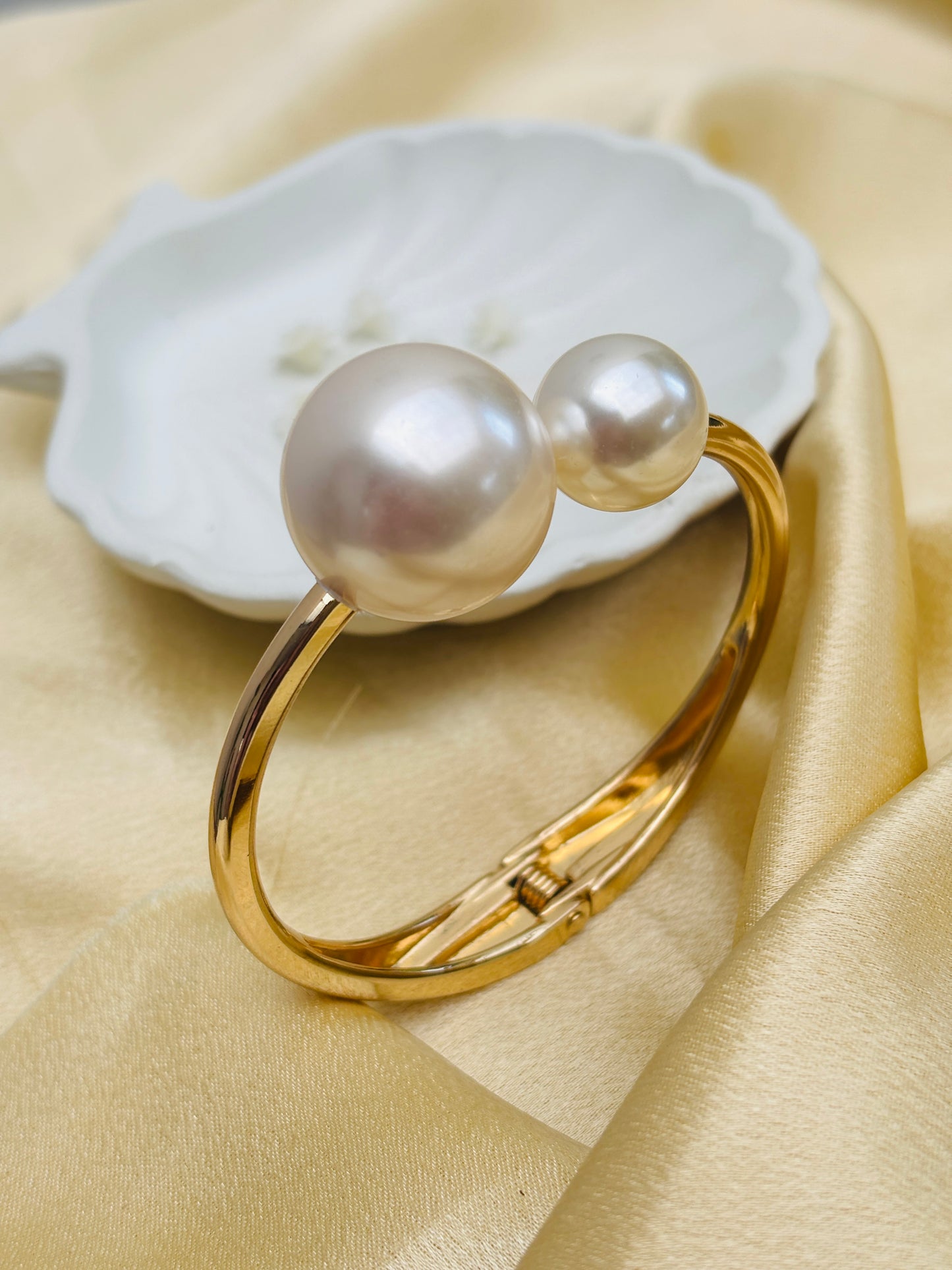 The Dual Pearl Cuff