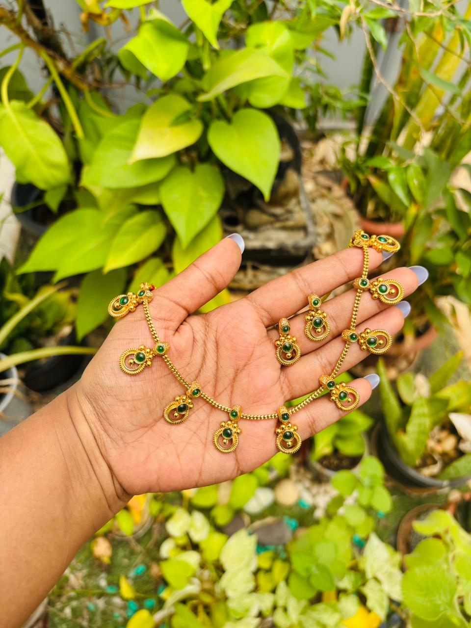 Shringara Choker (Green)