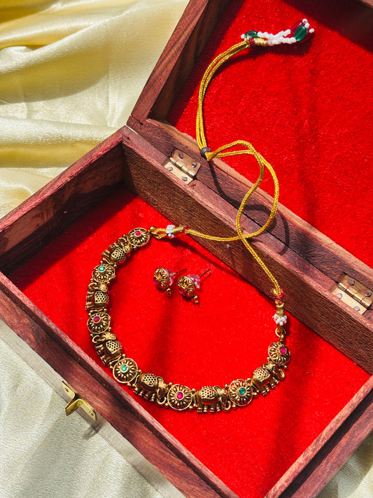 Elephant Bloom Necklace