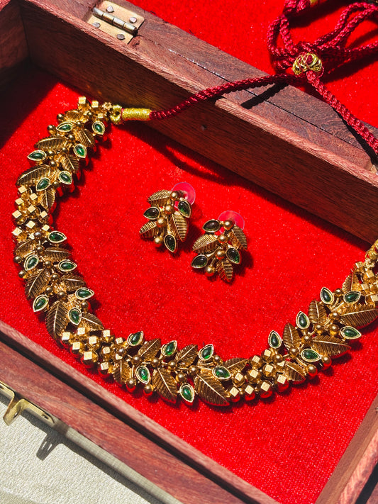 Golden Leaf Necklace