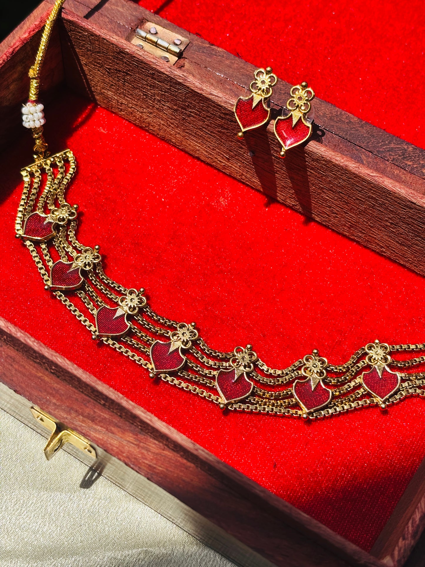 Heritage Ruby Palakka Choker