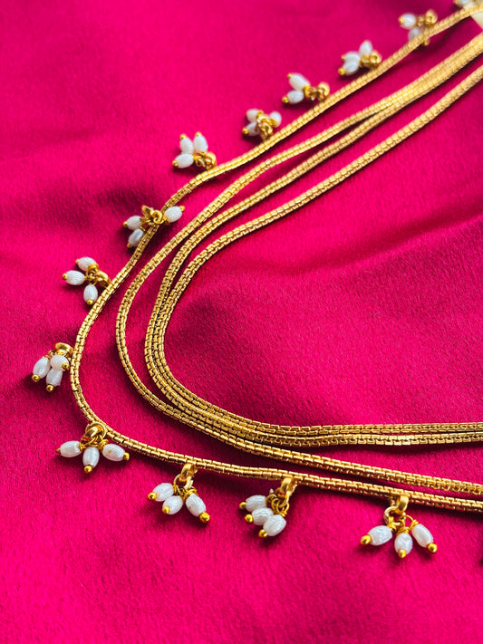 4-Layer Antique Gold Chain