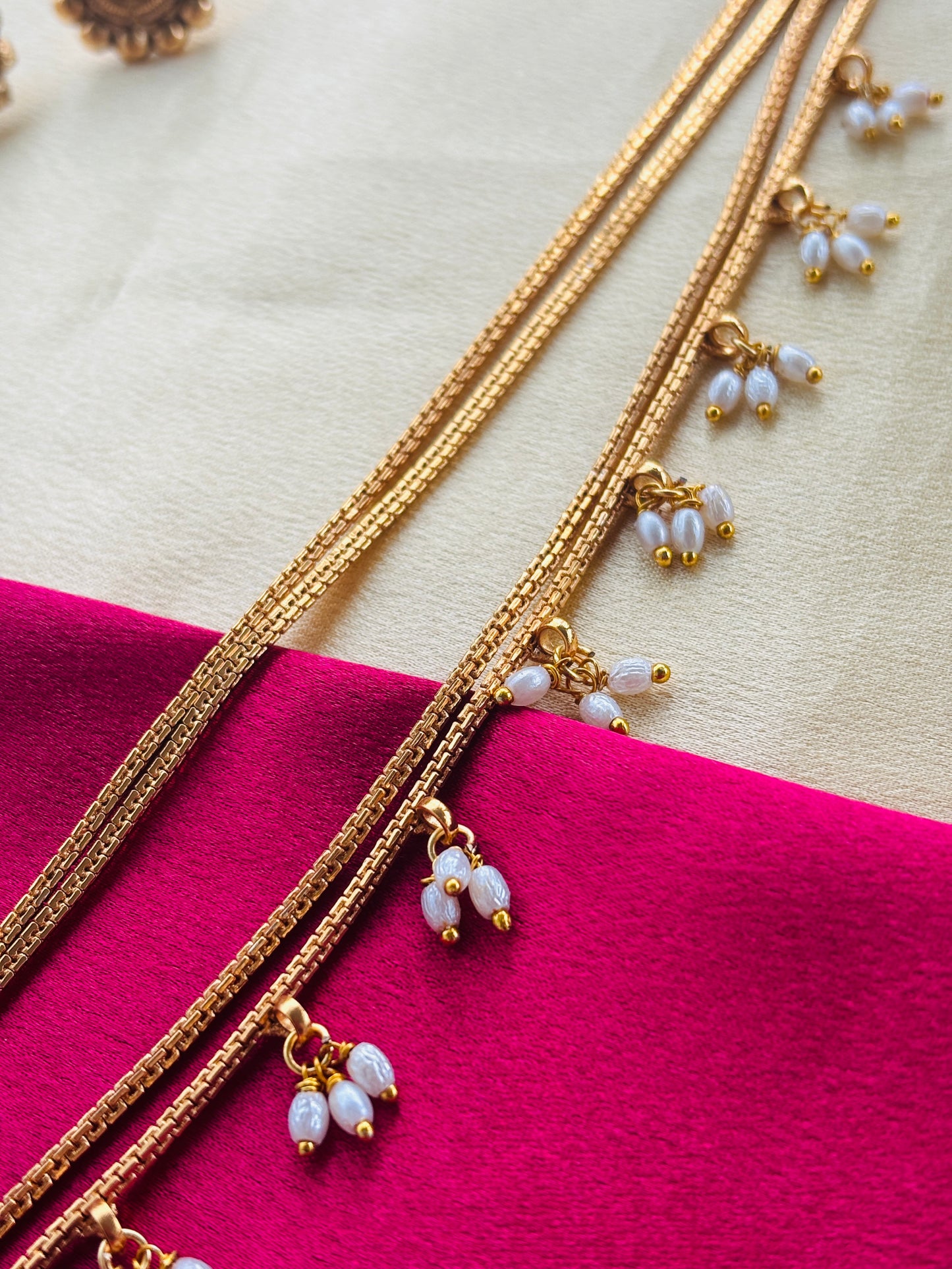4-Layer Antique Gold Chain