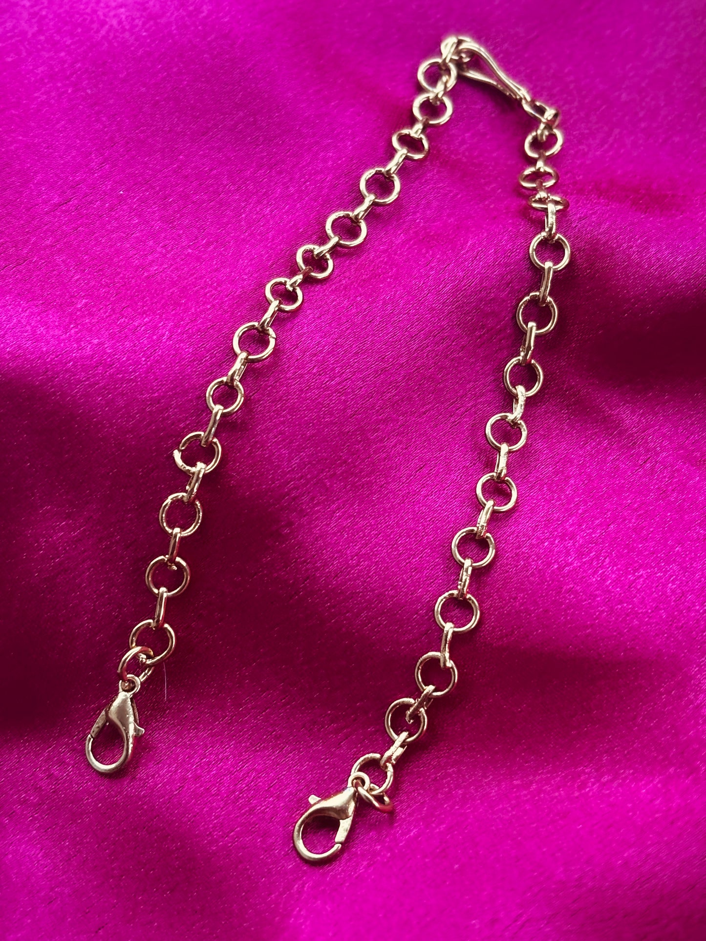 Claw Hook Reusable Antique Gold Chain
