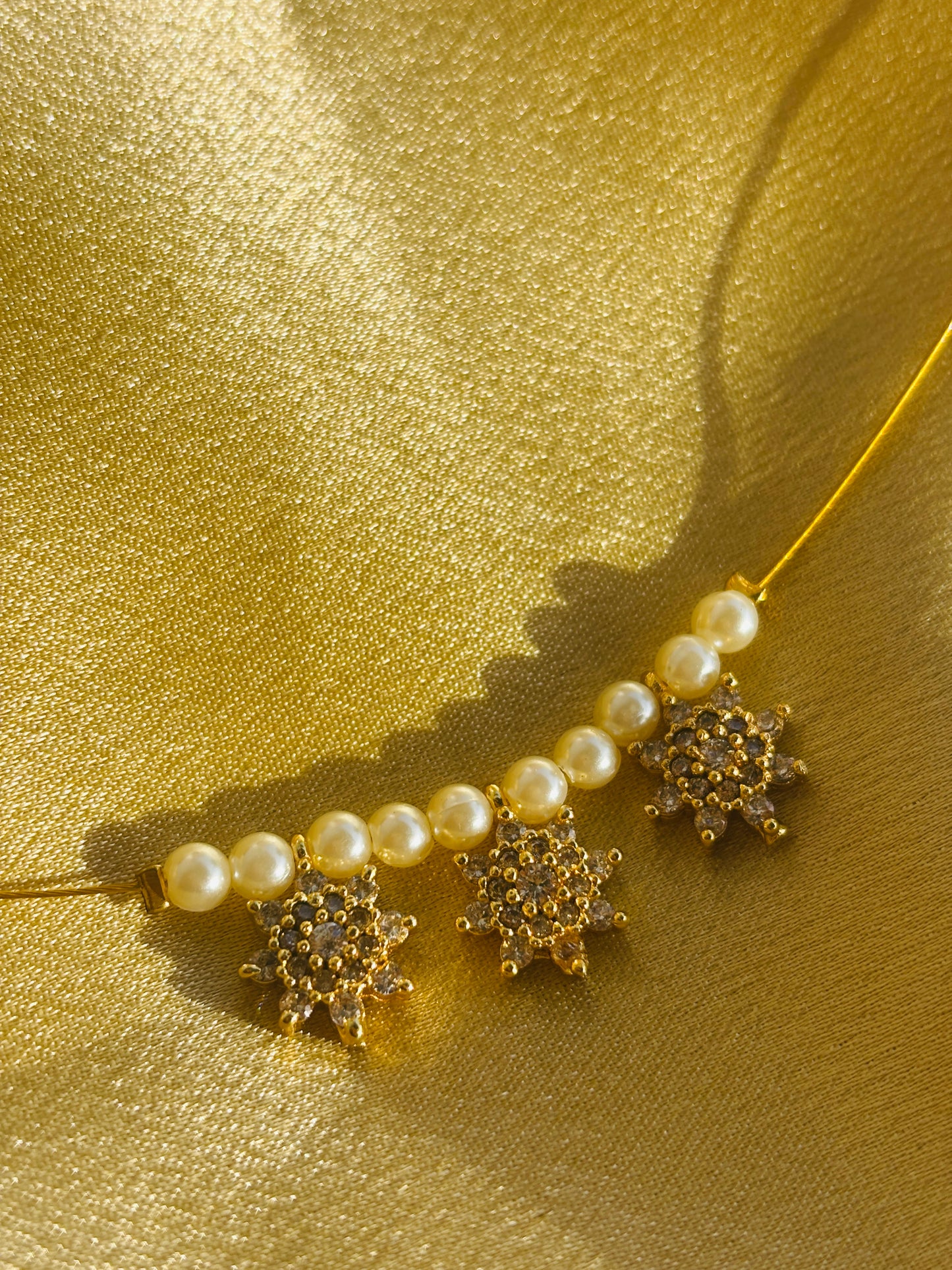 Floral Invisible Chain Necklace