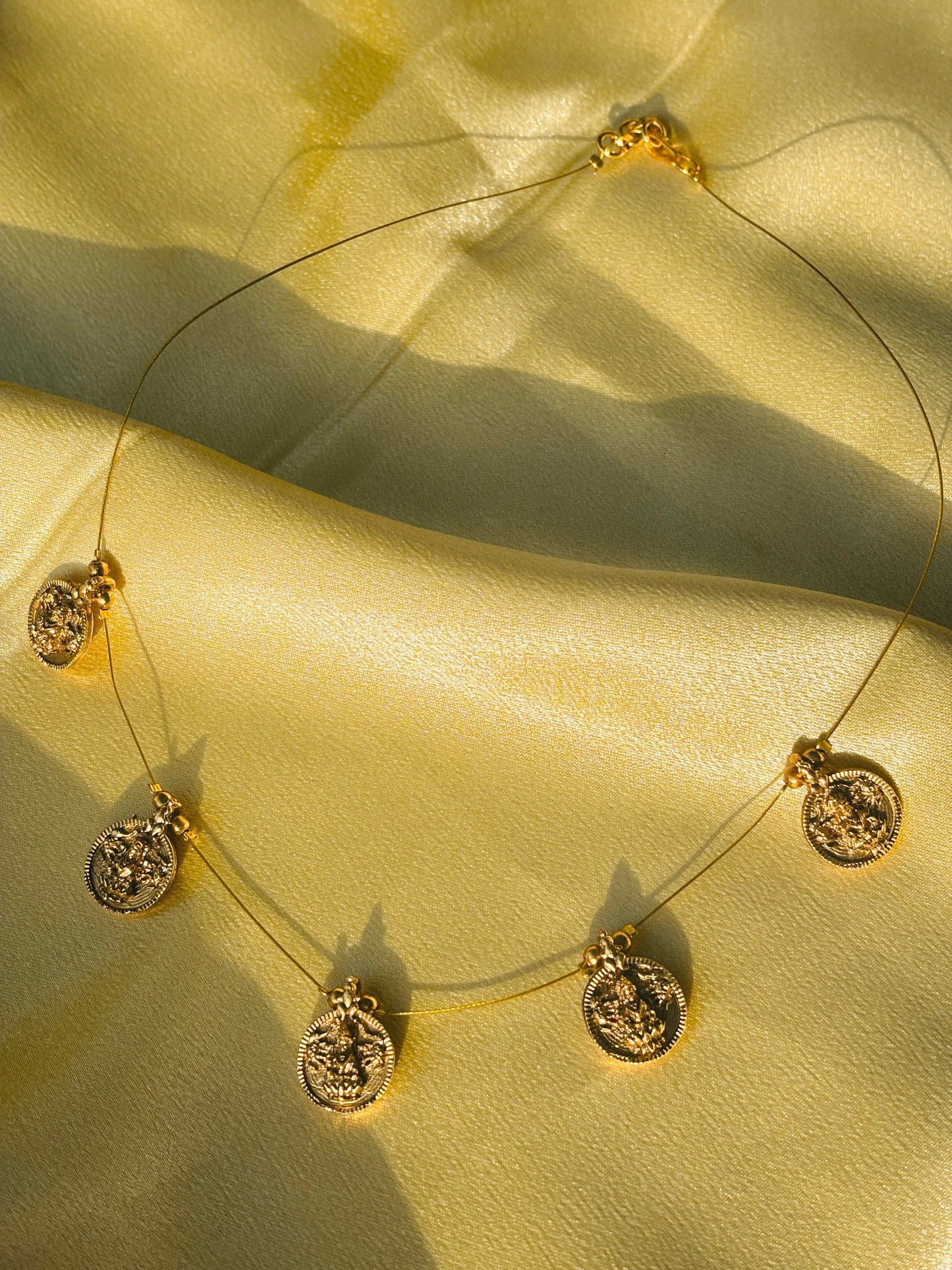 Mahalakshmi Invisible Chain Necklace