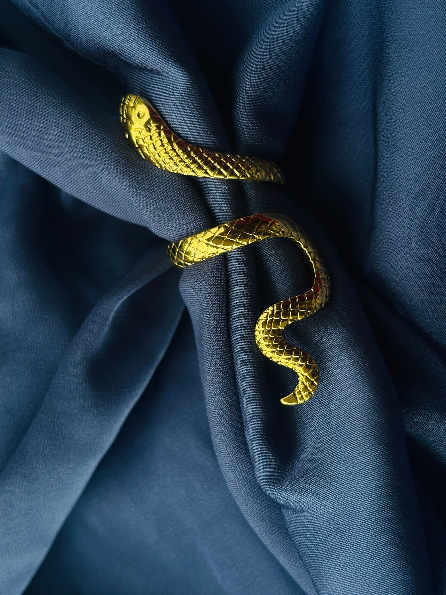 Serpent Coil Gold Wrap Ring