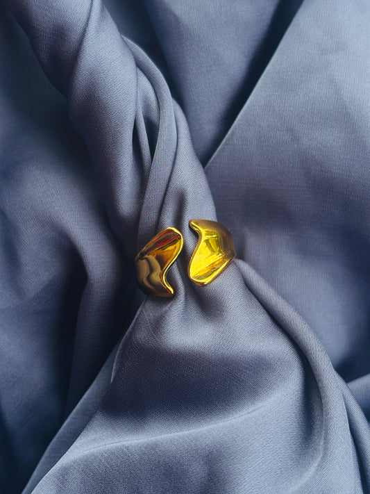 Liquid Gold Open Ring