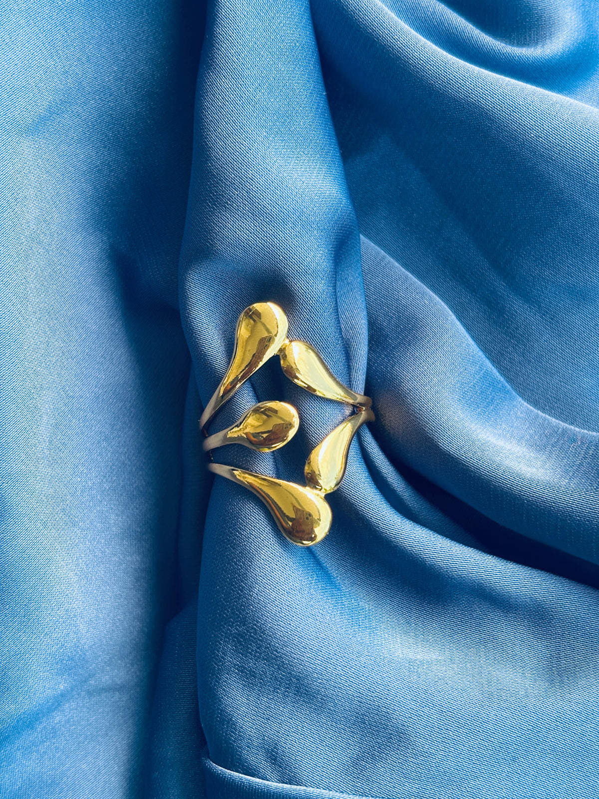 Elara Dewdrop Anti-Tarnish Ring