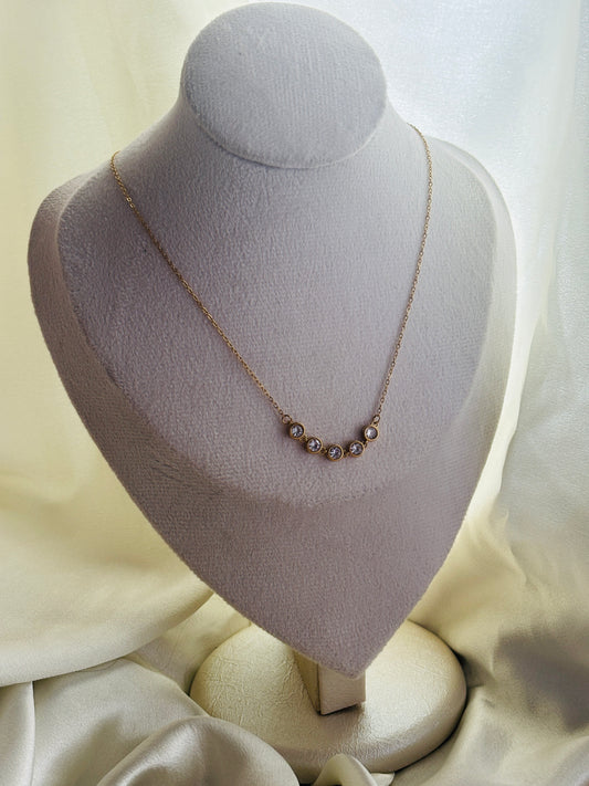 Aurelia Five-Stone Necklace
