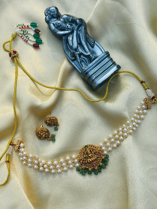 Lakshmi Pearl Choker