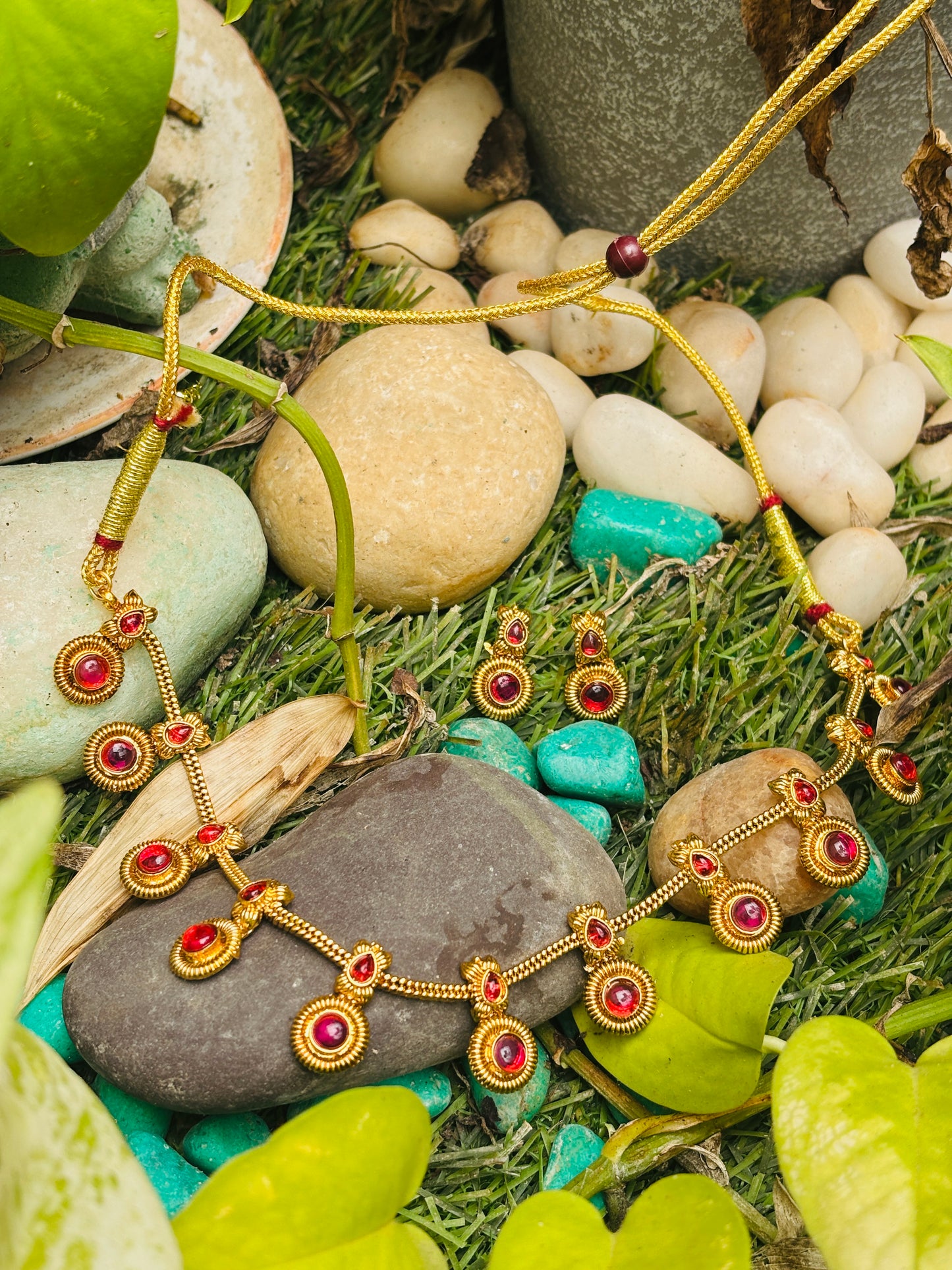 Shringara Choker (Red)