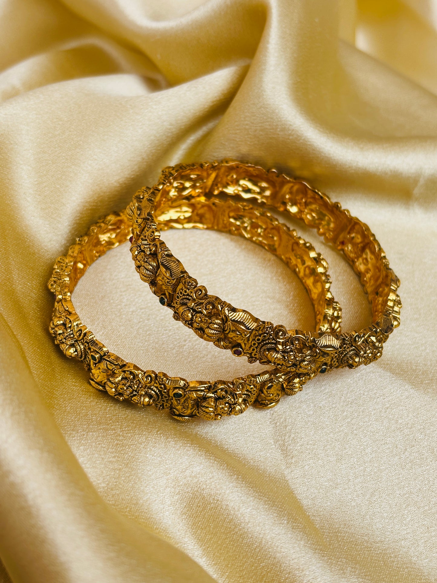 Gilded Divine Bangles