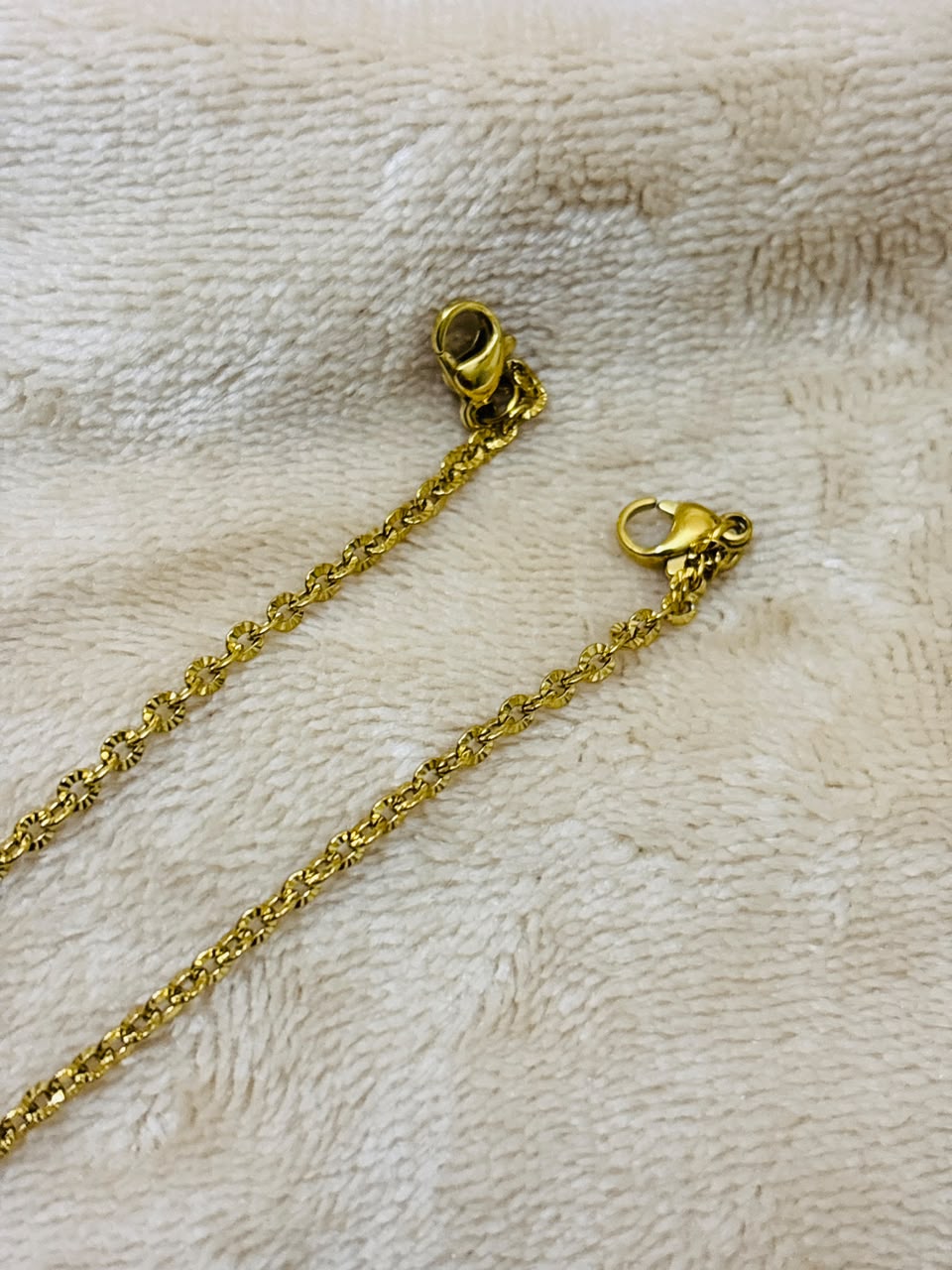 Fleur Rose Sparkle Anti-Tarnish Anklet
