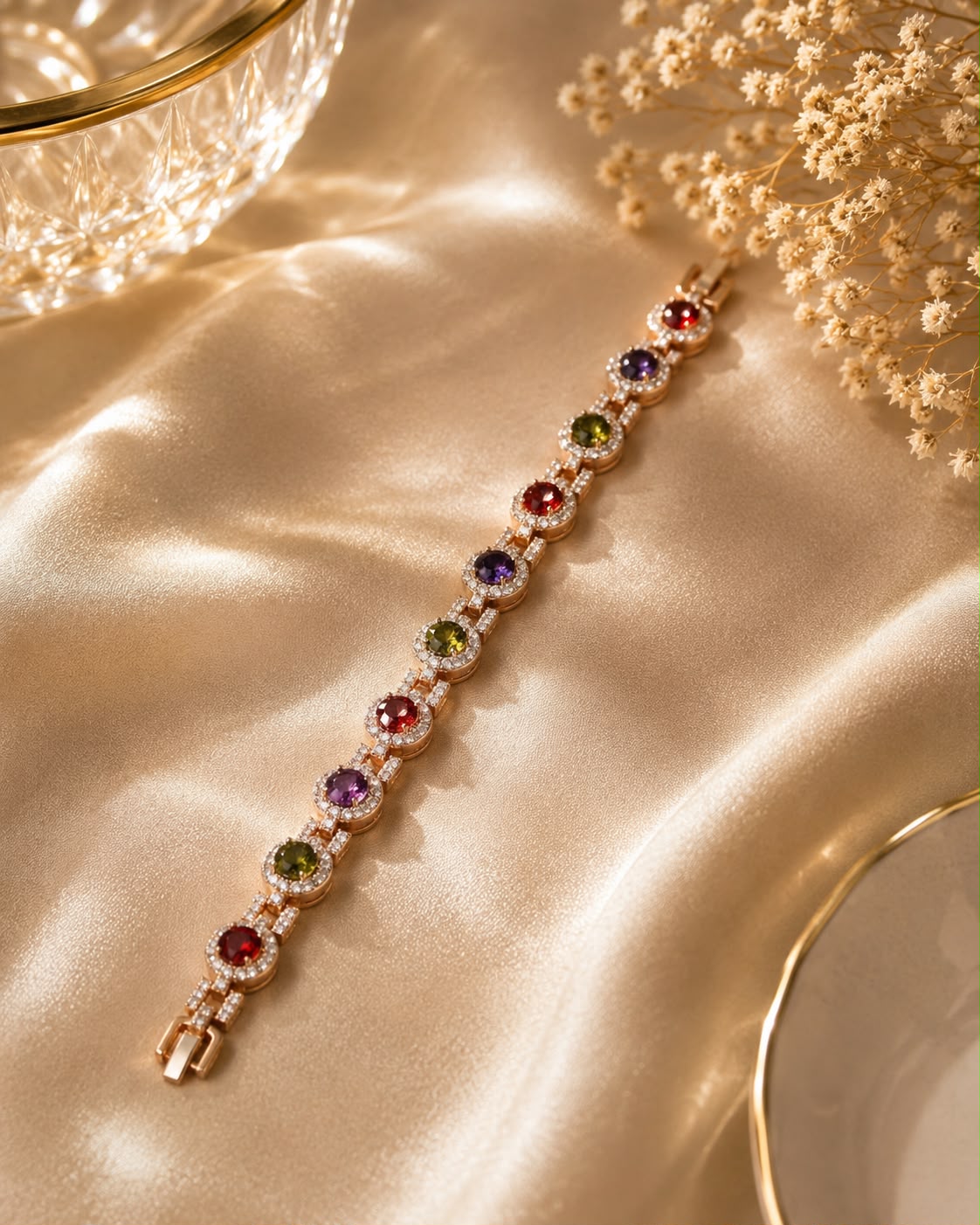 Multicolor Diamond Replica Bracelet